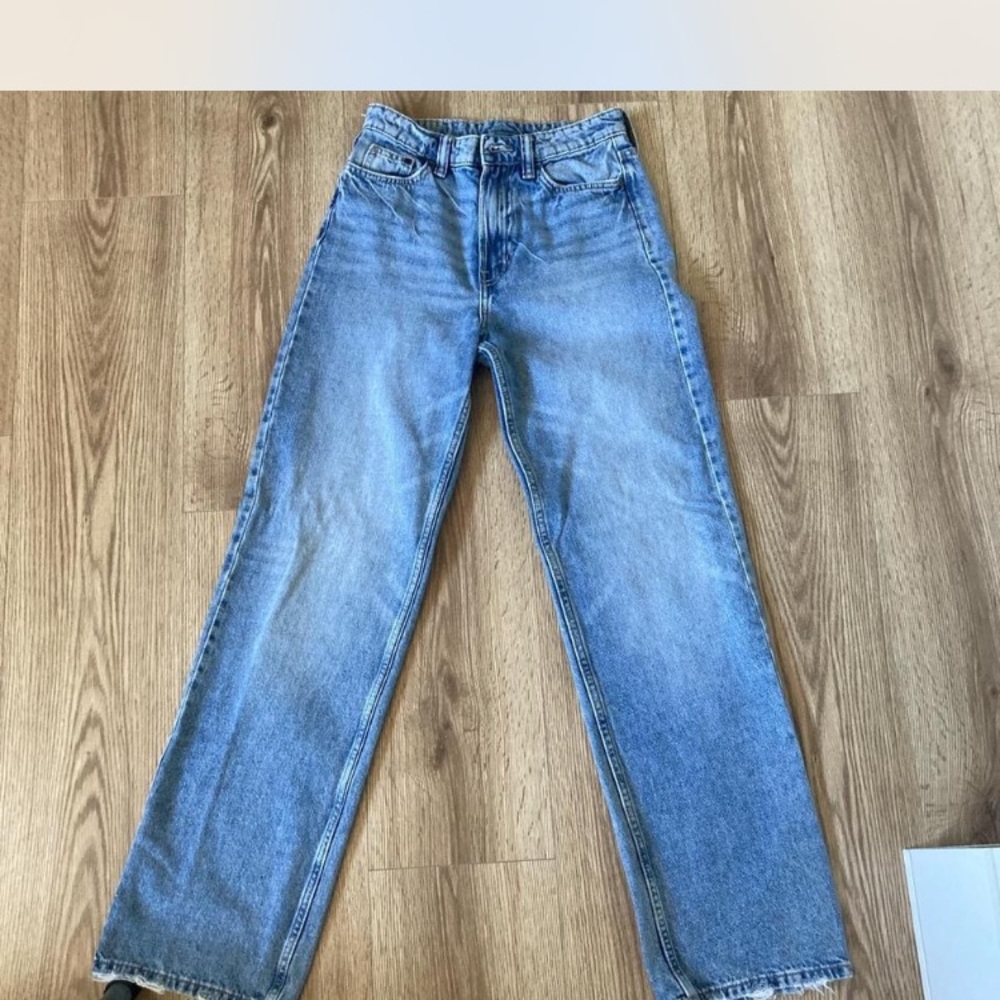 H&M Ultra-Wide Blue Denim Jeans